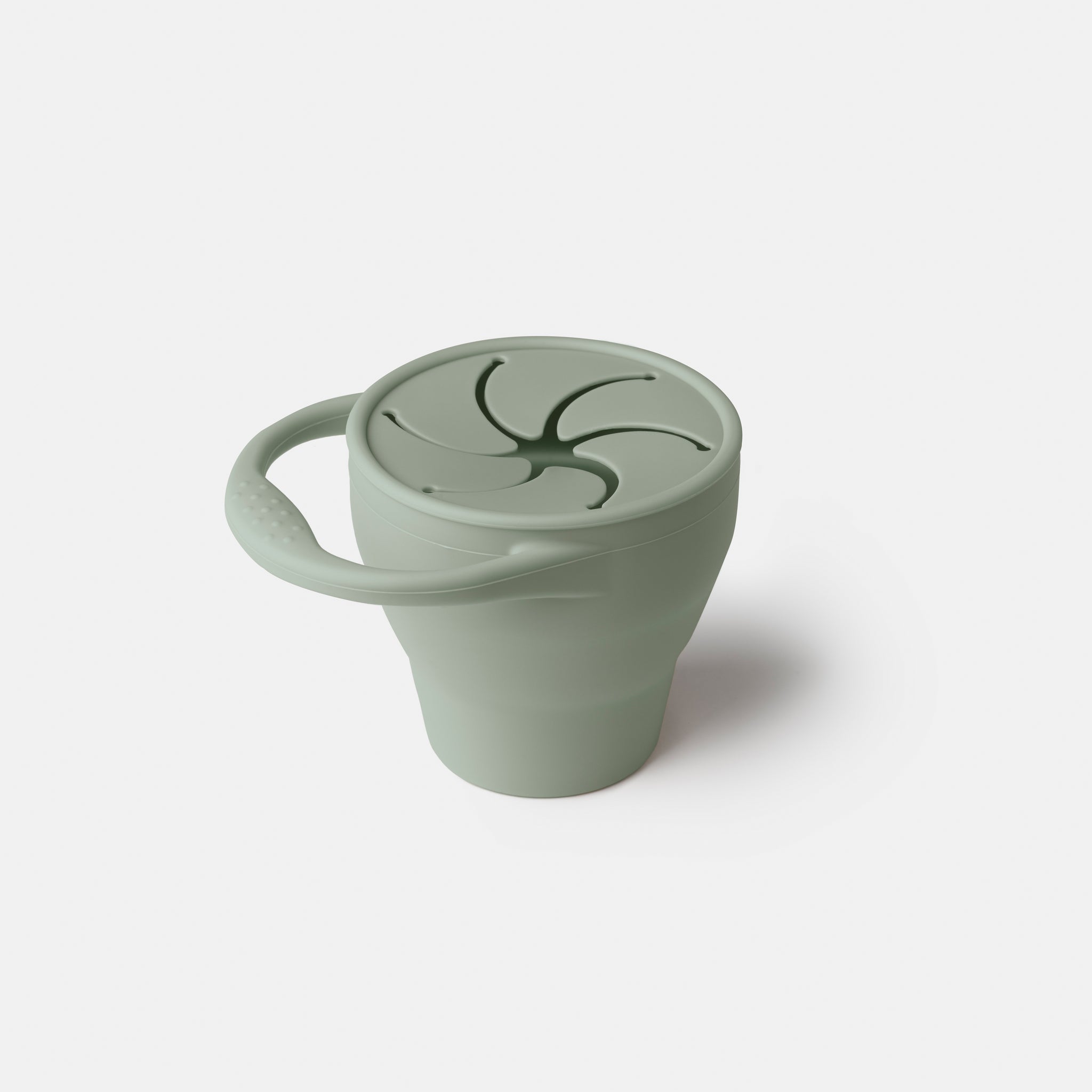 Collapsable Silicone Snack Cup - Sage
